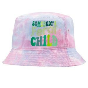 Somebodys Feral Child Tie-Dyed Bucket Hat