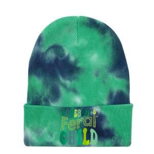 Somebodys Feral Child Tie Dye 12in Knit Beanie