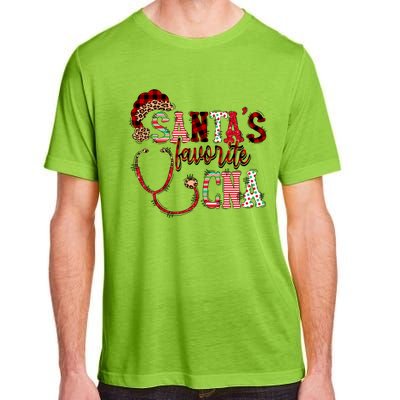 SantaS Favorite Cna Certified Nursing Assistant Nurse Xmas Funny Gift Adult ChromaSoft Performance T-Shirt