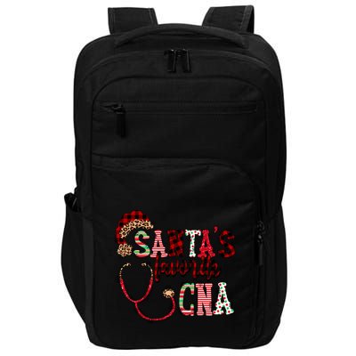 SantaS Favorite Cna Certified Nursing Assistant Nurse Xmas Funny Gift Impact Tech Backpack