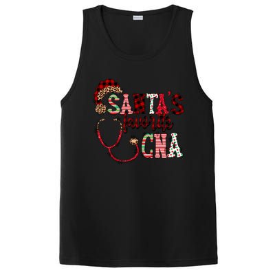 SantaS Favorite Cna Certified Nursing Assistant Nurse Xmas Funny Gift PosiCharge Competitor Tank