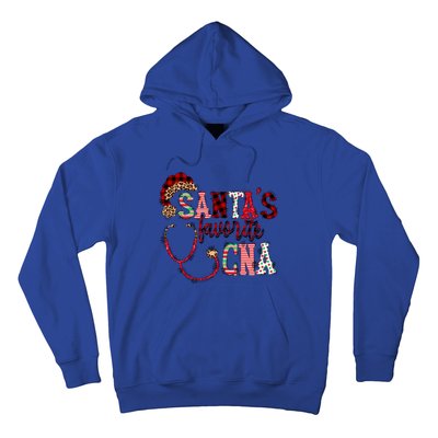 SantaS Favorite Cna Certified Nursing Assistant Nurse Xmas Funny Gift Hoodie