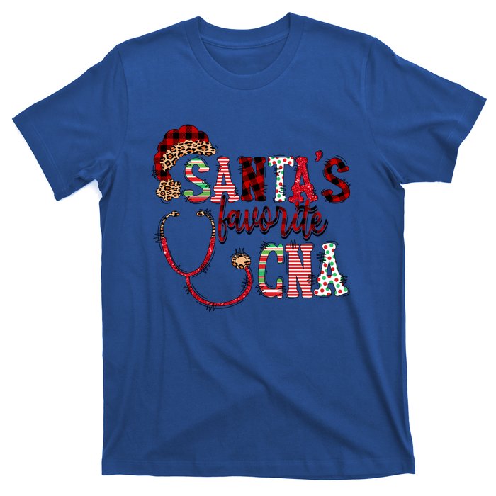 SantaS Favorite Cna Certified Nursing Assistant Nurse Xmas Funny Gift T-Shirt