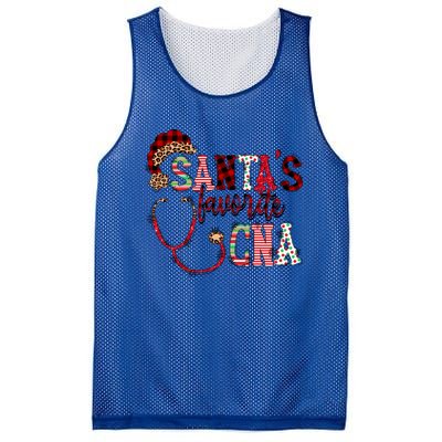 SantaS Favorite Cna Certified Nursing Assistant Nurse Xmas Funny Gift Mesh Reversible Basketball Jersey Tank