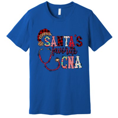 SantaS Favorite Cna Certified Nursing Assistant Nurse Xmas Funny Gift Premium T-Shirt