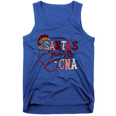 SantaS Favorite Cna Certified Nursing Assistant Nurse Xmas Funny Gift Tank Top