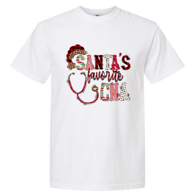 SantaS Favorite Cna Certified Nursing Assistant Nurse Xmas Funny Gift Garment-Dyed Heavyweight T-Shirt