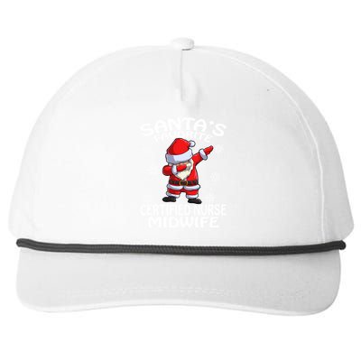 SantaS Favorite Certified Nurse Midwife Christmas Cute Gift Snapback Five-Panel Rope Hat