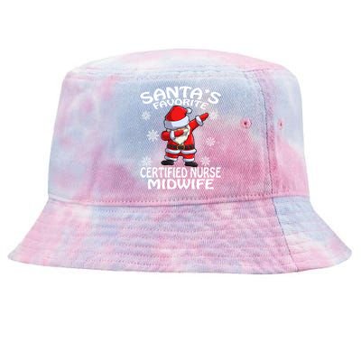 SantaS Favorite Certified Nurse Midwife Christmas Cute Gift Tie-Dyed Bucket Hat