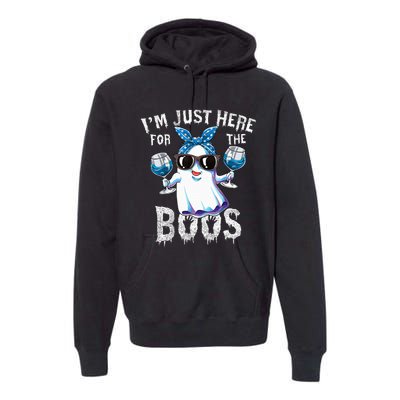 Spooky Fun Cute Ghost Halloween Party Premium Hoodie