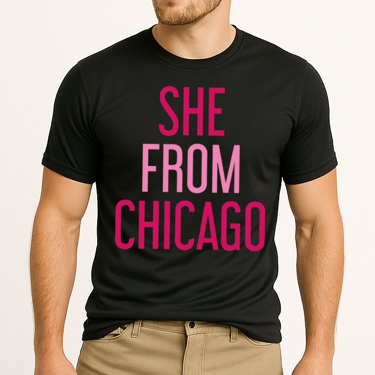 She From Chicago Women Apparel Cooling Performance Crew T-Shirt