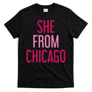 She From Chicago Women Apparel T-Shirt