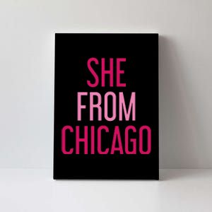 She From Chicago Women Apparel Canvas