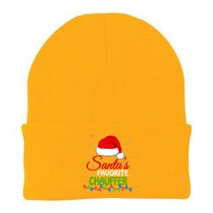 SantaS Favorite Chauffer Santa Hat Lights. Funny Christmas Knit Cap Winter Beanie