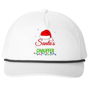 SantaS Favorite Chauffer Santa Hat Lights. Funny Christmas Snapback Five-Panel Rope Hat