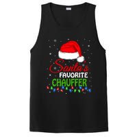 SantaS Favorite Chauffer Santa Hat Lights. Funny Christmas PosiCharge Competitor Tank