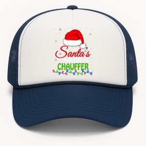 SantaS Favorite Chauffer Santa Hat Lights. Funny Christmas Trucker Hat