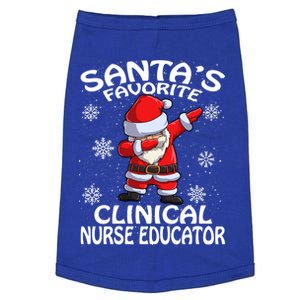 SantaS Favorite Clinical Nurse Educator Christmas Gift Doggie Tank