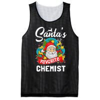 SantaS Favorite Chemist Xmas Light Santa Hat Christmas Mesh Reversible Basketball Jersey Tank