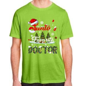 SantaS Favorite Doctor Family Matching Group Christmas Gift Adult ChromaSoft Performance T-Shirt