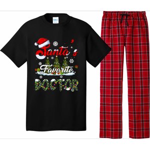 SantaS Favorite Doctor Family Matching Group Christmas Gift Pajama Set