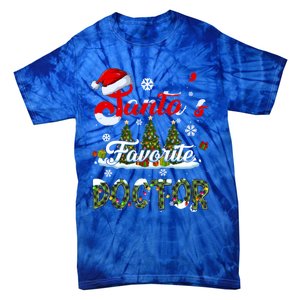 SantaS Favorite Doctor Family Matching Group Christmas Gift Tie-Dye T-Shirt