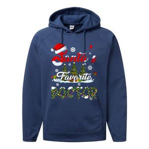 SantaS Favorite Doctor Family Matching Group Christmas Gift Performance Fleece Hoodie