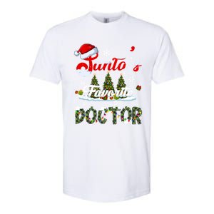 SantaS Favorite Doctor Family Matching Group Christmas Gift Softstyle CVC T-Shirt