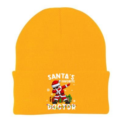 SantaS Favorite Doctor Family Matching Group Christmas Gift Knit Cap Winter Beanie