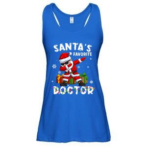 SantaS Favorite Doctor Family Matching Group Christmas Gift Ladies Essential Flowy Tank