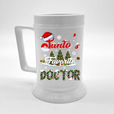 SantaS Favorite Doctor Family Matching Group Christmas Gift Beer Stein