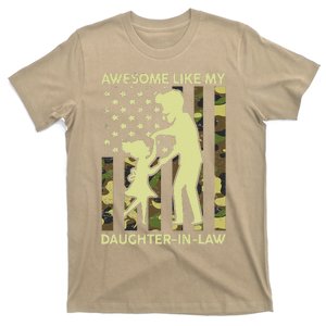 Stepdad Fathers Day Gift Awesome Like My Daughter In Law T-Shirt