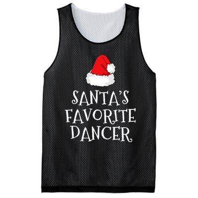 SantaS Favorite Dancer Christmas Hat Funny Dancing Dance Mesh Reversible Basketball Jersey Tank