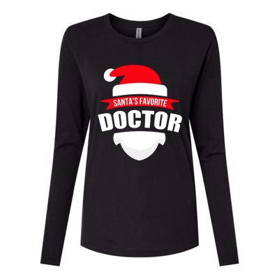 SantaS Favorite Doctor Gift Christmas Gift Wear Womens Cotton Relaxed Long Sleeve T-Shirt