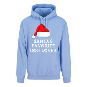 SantaS Favorite Dog Lover Christmas Hat Funny Xmas Unisex Surf Hoodie