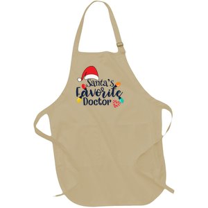 SantaS Favorite Doctor Nurse Costume Christmas 2020 Cute Gift Full-Length Apron With Pockets