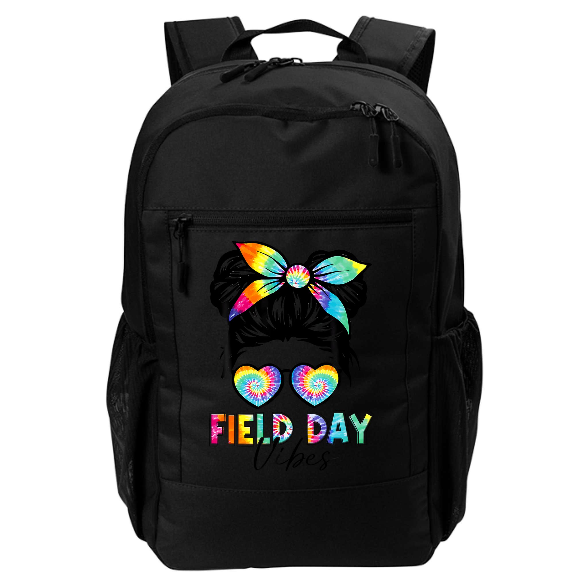 School Field Day Fun Tie Dye Field Day 2025 Girl Backpack
