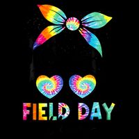 School Field Day Fun Tie Dye Field Day 2025 Girl Backpack