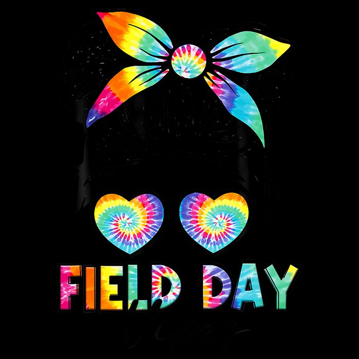 School Field Day Fun Tie Dye Field Day 2025 Girl Backpack