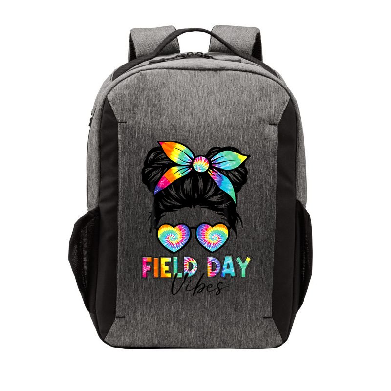 School Field Day Fun Tie Dye Field Day 2025 Girl Vector Backpack