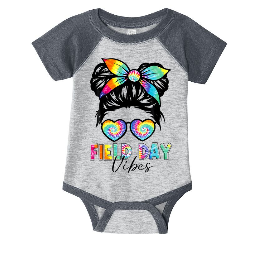 School Field Day Fun Tie Dye Field Day 2025 Girl Infant Baby Jersey Bodysuit