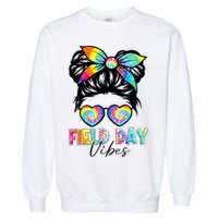 School Field Day Fun Tie Dye Field Day 2025 Girl Garment-Dyed Sweatshirt