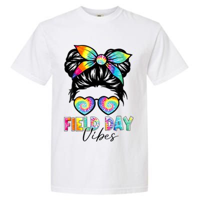 School Field Day Fun Tie Dye Field Day 2025 Girl Garment-Dyed Heavyweight T-Shirt