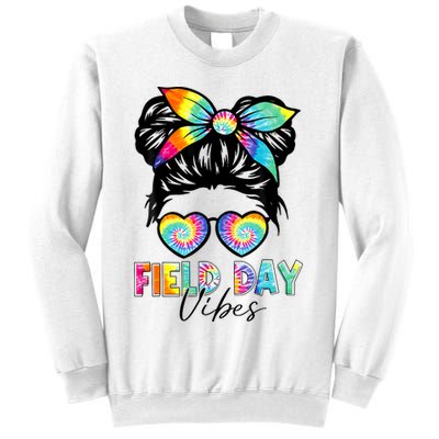 School Field Day Fun Tie Dye Field Day 2025 Girl Sweatshirt