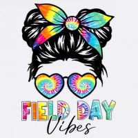 School Field Day Fun Tie Dye Field Day 2025 Girl Bucket Hat