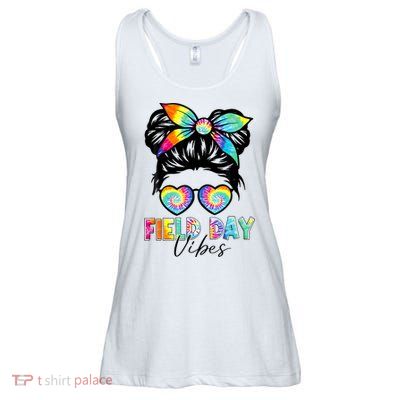 School Field Day Fun Tie Dye Field Day 2025 Girl Ladies Essential Flowy Tank