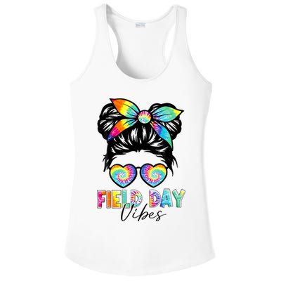 School Field Day Fun Tie Dye Field Day 2025 Girl Ladies PosiCharge Competitor Racerback Tank