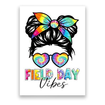 School Field Day Fun Tie Dye Field Day 2025 Girl Poster