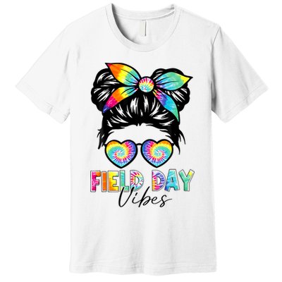 School Field Day Fun Tie Dye Field Day 2025 Girl Premium T-Shirt