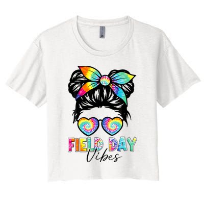 School Field Day Fun Tie Dye Field Day 2025 Girl Crop Top